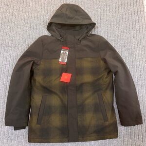 Pendleton Men Hooded Softshell & Wool‎ Blend Jacket NWT